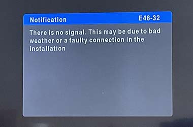 E48-32 There is no Signal